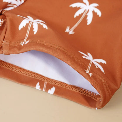 unisex Breathable baby swimsuit - long sleeve rash guard, polyester elastane, for summer pool