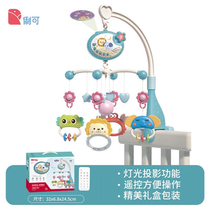 Baby Musical Mobile Projection Remote Newborn Sensory Toys