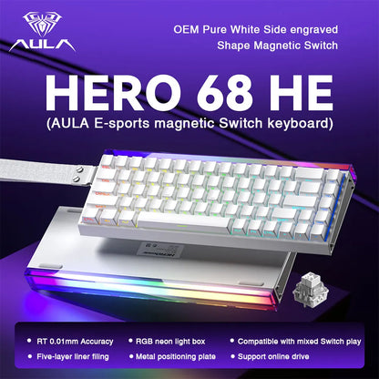 Mechanical Gaming Keyboard 68 Key RGB Travel-Friendly Esports