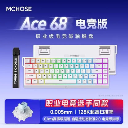Effect Hall 68 Key Magnetic Gaming Keyboard Topographic RGB