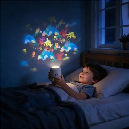 Night2026 Edition Light Projector Ocean Wave Rotating Lamp Kids Bedroom Decor Gift Idea Fall