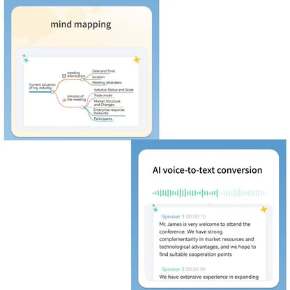 AI2026 Edition Voice Recorder with Transcription and Summarization - 135-Language Smart Notetaker for Meetings