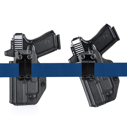 Kydex IWB Holster - TLR-8 Light Compatible, Inside Waistband Concealed Carry, 19 19X 23 25 32 44 45 Compatible