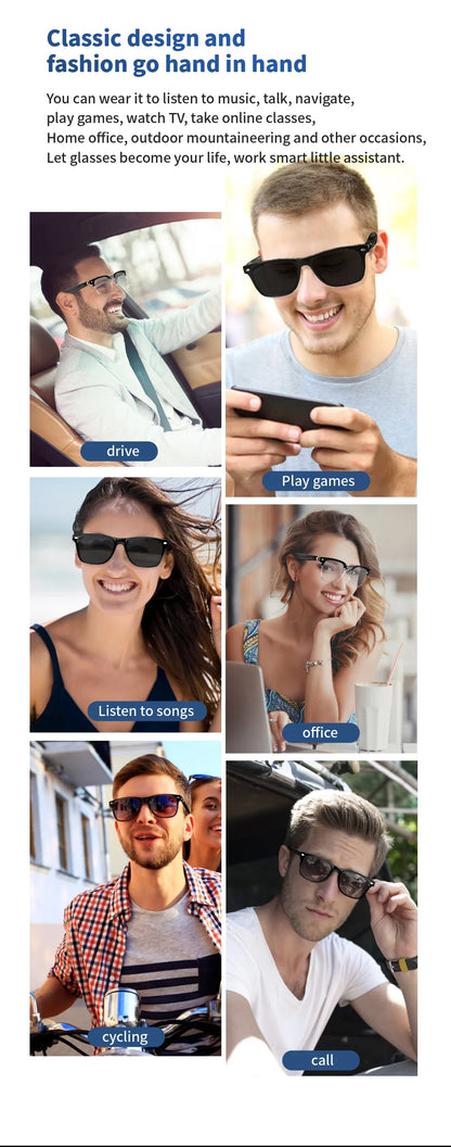 Glasses Smart Blue Light Polarized Audio Sunglasses