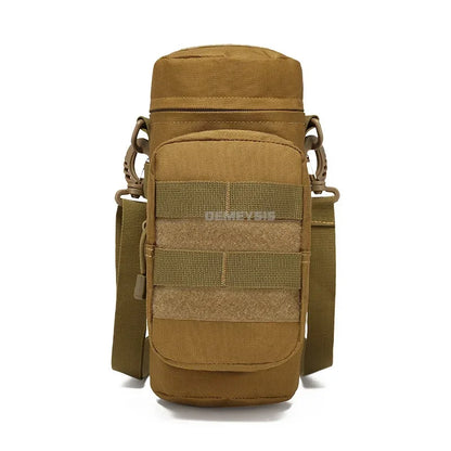 Water2025 Edition Bottle Pouch Waist Bag Tactical MOLLE 1L Capacity Hiking Camping Fall