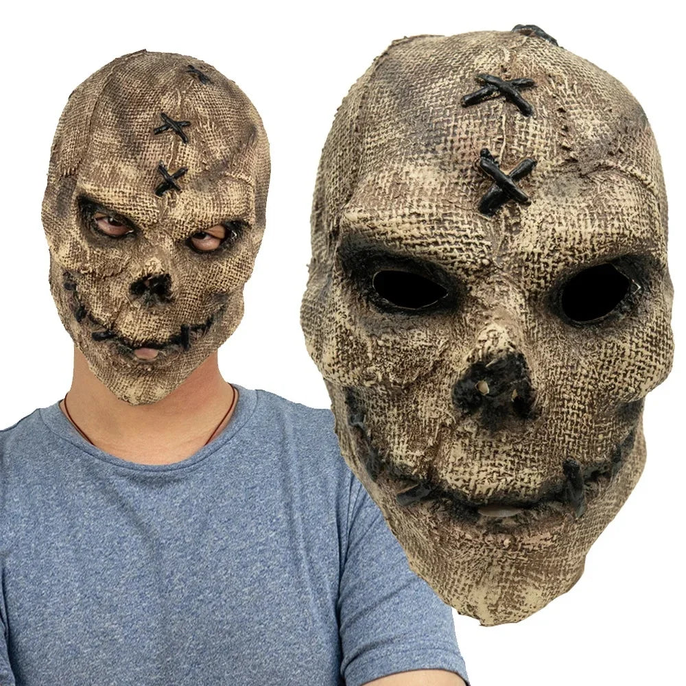 Mask Skull Latex Horror Skeleton Halloween 2025 Cosplay
