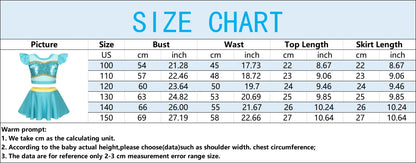 Sturdy Princess Print, Cotton-Poly, For Beach and Pool – Fast-Dry Girls Two-Piece Swimsuit