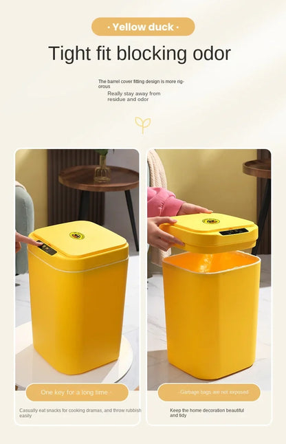 Sensor Trash Can Automatic Waste Bin Household 2025 Hands Free