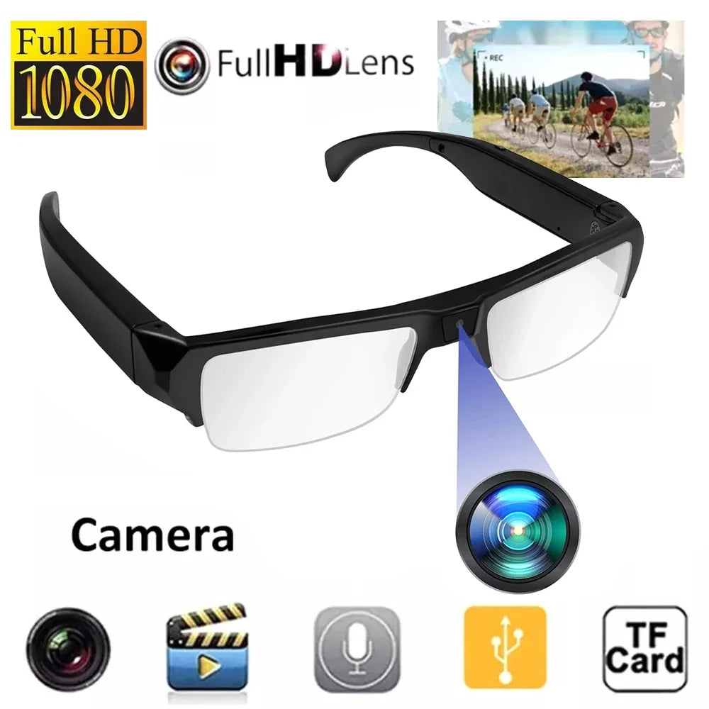 1080P Mini Camera Smart Glasses Travel-Friendly Sports Glasses