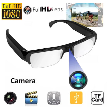 1080P Mini Camera Smart Glasses Travel-Friendly Sports Glasses