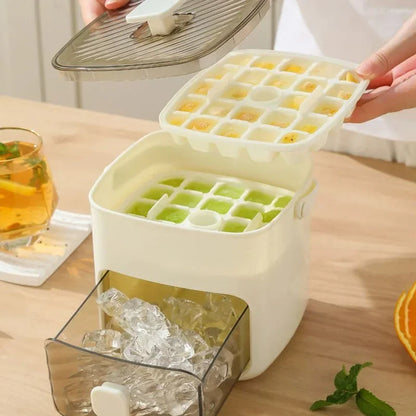 Eco-Friendly, Summer 2026 – 48-Grid Ice Cube Tray Reusable One-Touch Release Ice Maker
