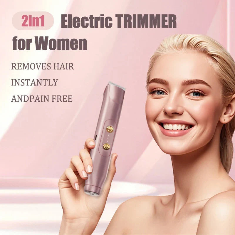 Electric2026 Edition Shaver For Body Hair 2 In 1 Dual Head Personal Groomer Underarm And Leg Hair Removal TikTok Viral Fall
