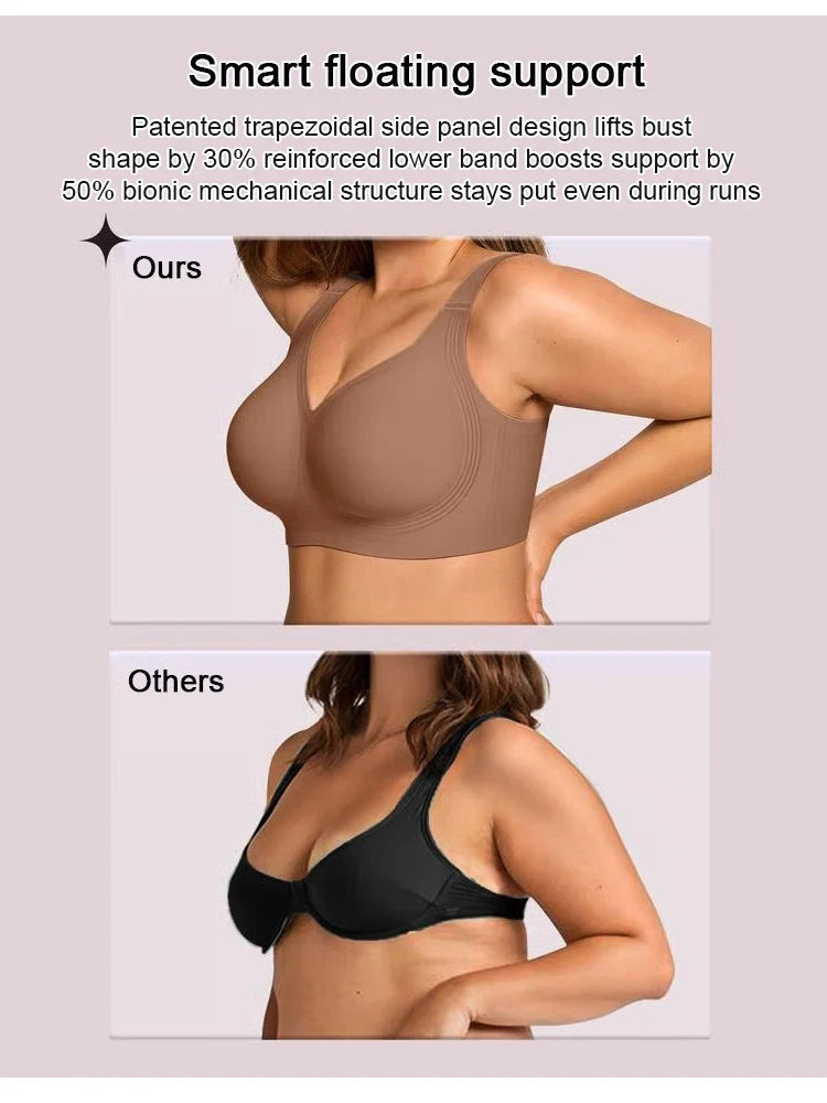 wire-free, full coverage, padded, everyday comfort – Supportive seamless women's bra