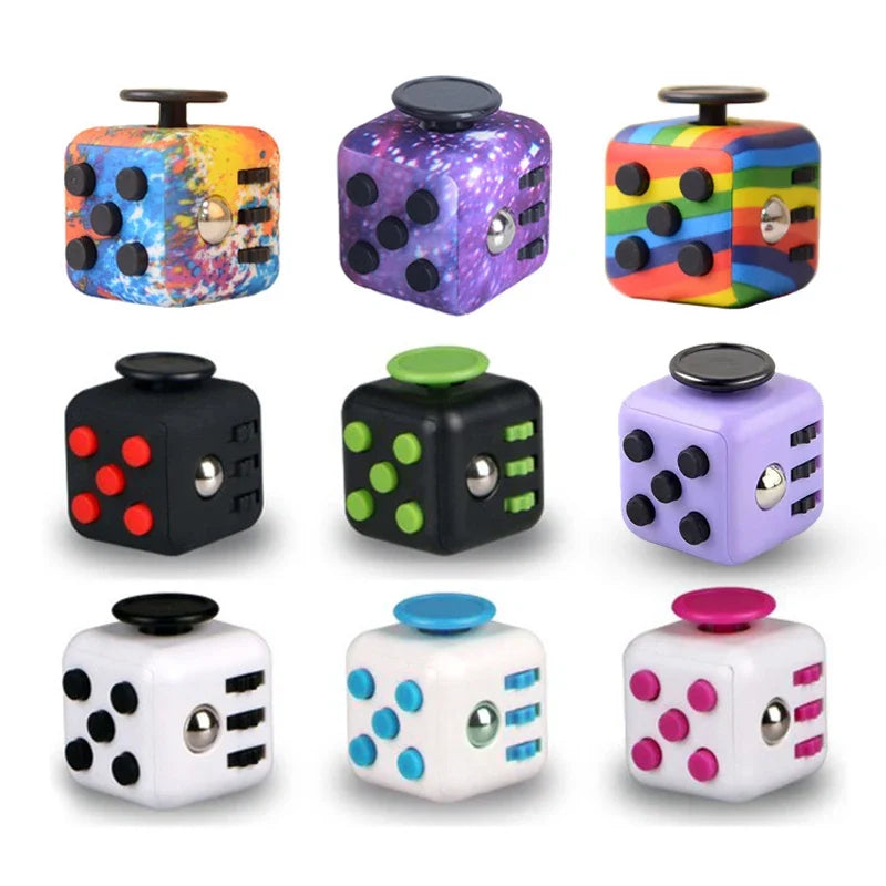 Cube Fidget Stress Relief Toy Sensory Dice For Focus