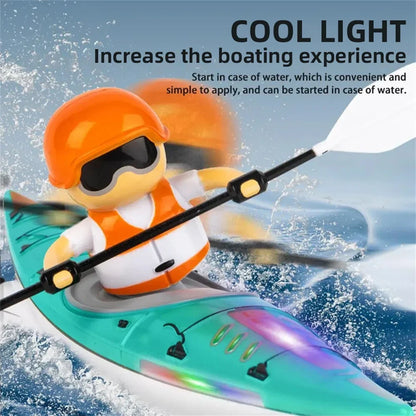 Remote Control Speedboat for Kids - Outdoor Racing Boat, 15km/h, Water-Resistant Fun Gift
