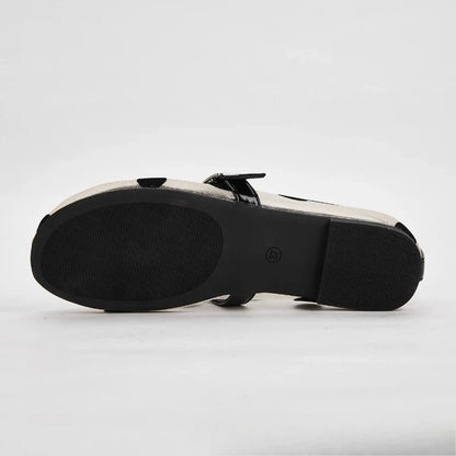 Women Breathable Mary Jane Flats - Round Toe Mesh, Casual