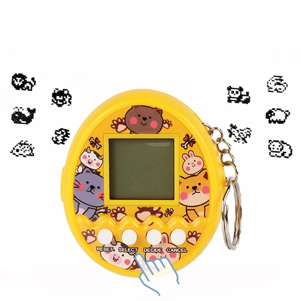 Pets Electronic Game Toys - Virtual Tamagotchi for Kids, Multi-Language Digital Animals, Fun Learning Pixel Pets