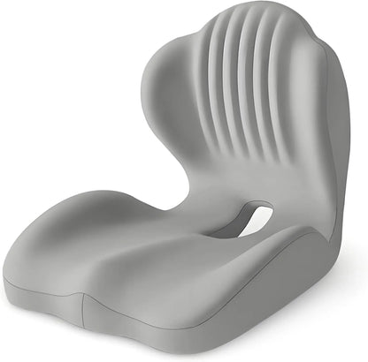 Comfort-Grip Lumbar Support for Office Chair and Car, Stress Relief – Memory Foam Seat Cushion