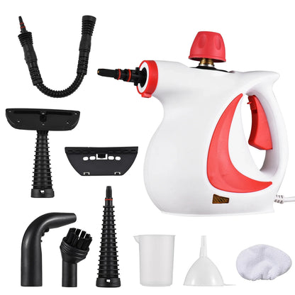 1050W Hand-Held Steam Cleaner - Travel-Friendly High Temp Machine for Kitchen, Sofa, Bathroom, Car