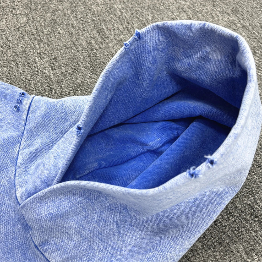 Men's Oversized Hooded Sweatshirt - Washed Cotton Street