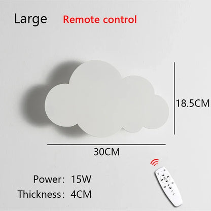 Wall Cloud Lamp Dimmable LED Nursery Light Remote Control Night Light Nursery Bedroom Decor Fall 2025 Cozy