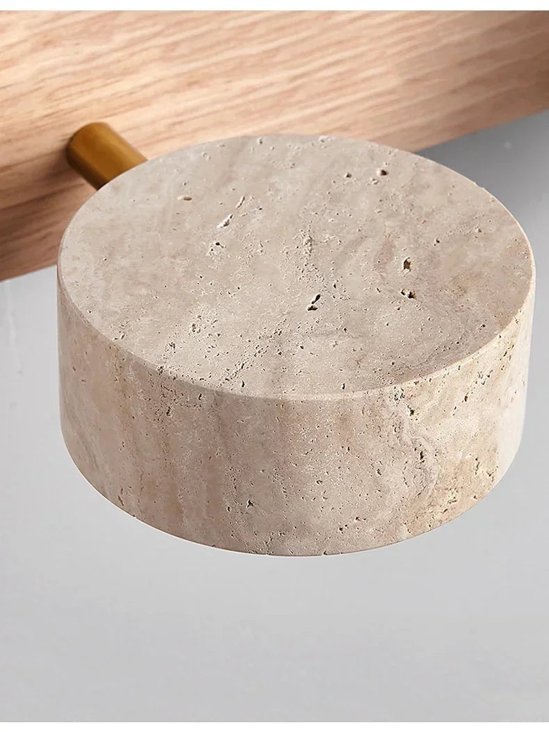 Wabi Japandi Sabi Round LED Wall Light With Mirror Bathroom
