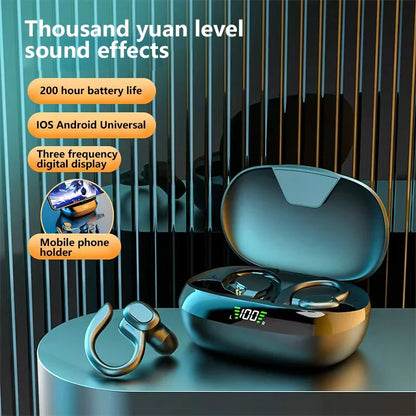 AI Translation Earphones Cordless Ear Hook Bluetooth
