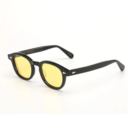 Sunglasses Polarized Vintage Round Acetate Frame Summer 2026 Driving Glare Reduction Gift Idea