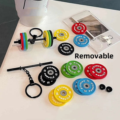 Keychain Barbell Fitness Gift Accessory TikTok Viral Fall 2026 Gift Idea For Gym Lovers