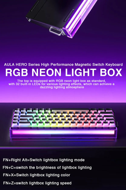 Mechanical Gaming Keyboard 68 Key RGB Travel-Friendly Esports