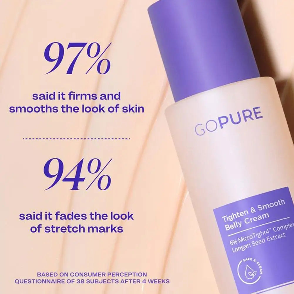 Cream Belly 125ml Tighten And Smooth MicroTight4 Longan Seed Extract Skincare Fall 2026 Moisturizing Skin Repair