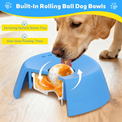 Anti-Slip Lick Mat 3/4 Cup Liquid Treat Holder for Dogs 2026 – Anti-Choking Slow Feeder Dog Bowl