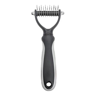 Pet Grooming Maintenance Deshedding Brush for Dogs & Cats - Fur Remover & Knot Cutter Comb