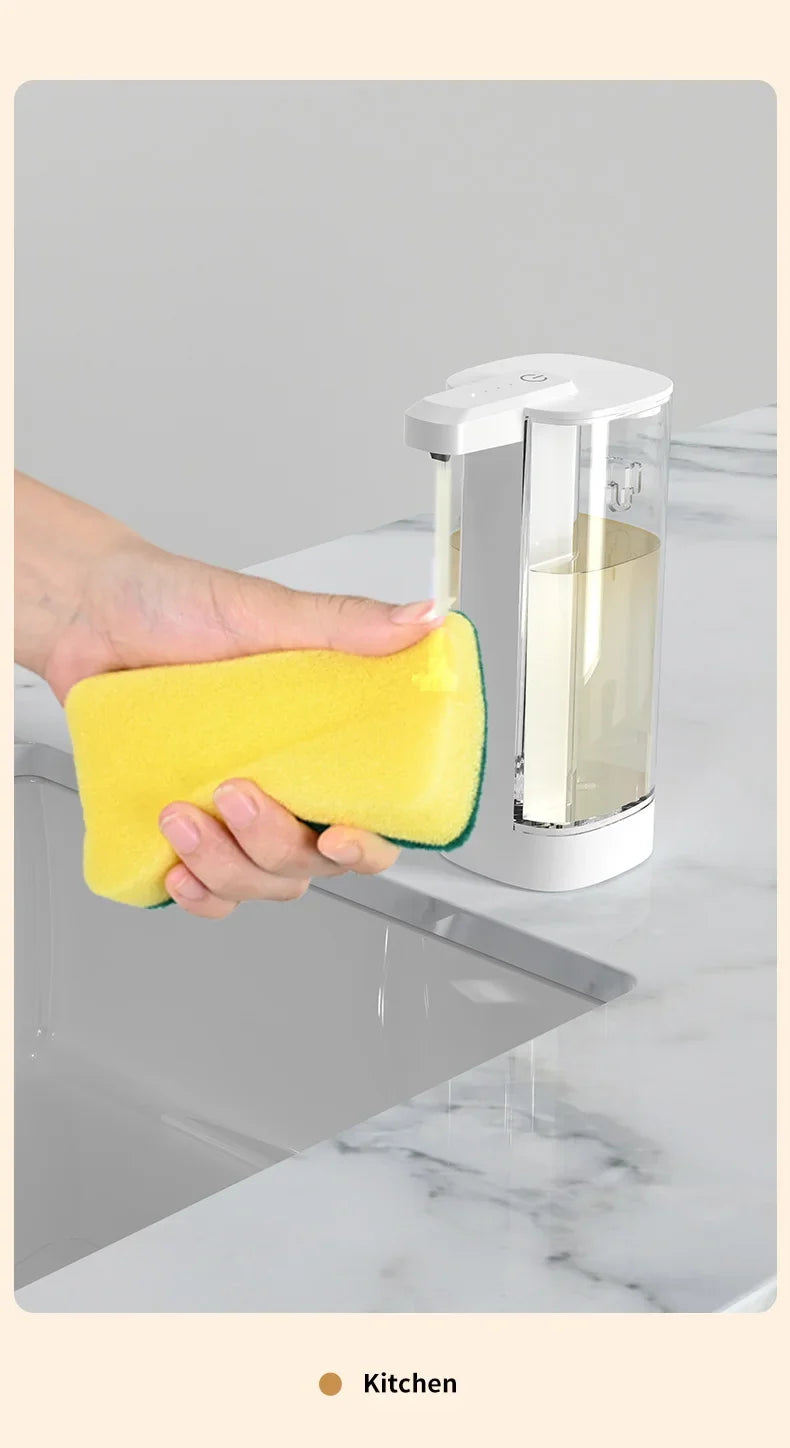 Sensor Automatic Soap Dispenser Touchless Kitchen Bathroom
