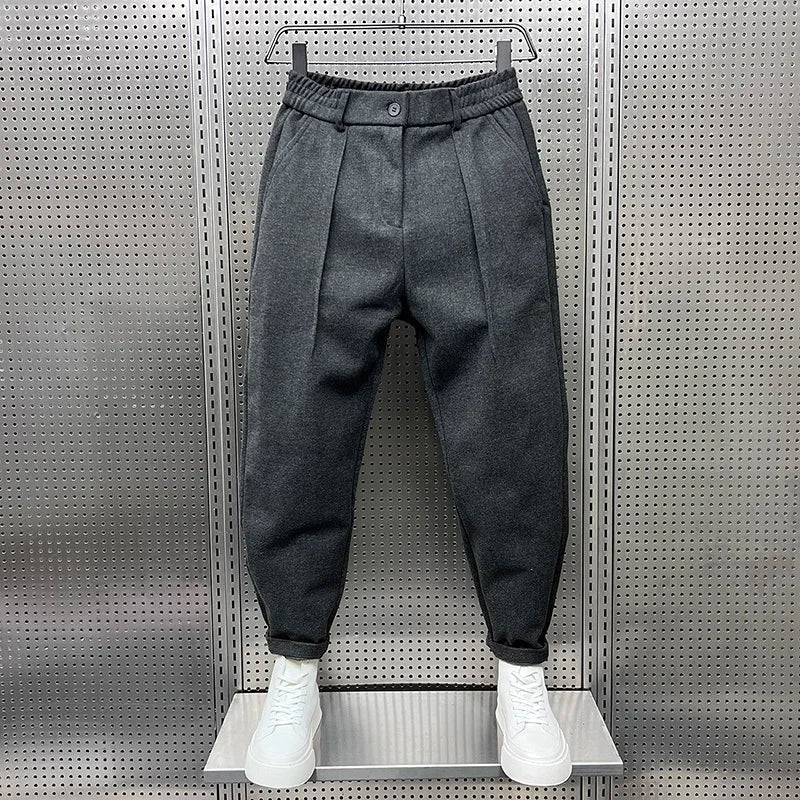 Elegant Mottled Men's Pants, Premium Fabric, Modern Fit, Versatile Style for Casual and Formal Wear-1