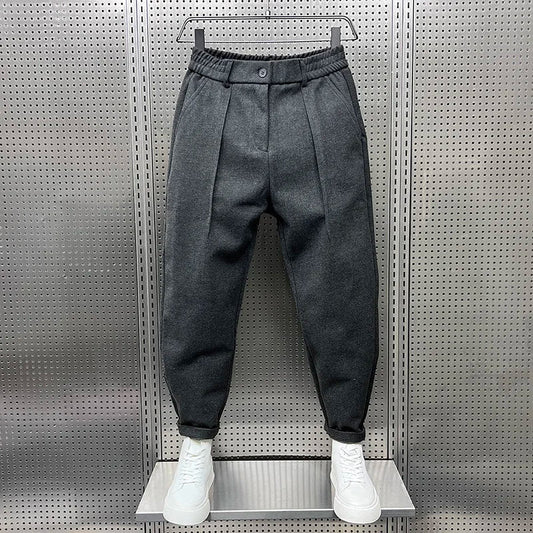 Elegant Mottled Men's Pants, Premium Fabric, Modern Fit, Versatile Style for Casual and Formal Wear-1
