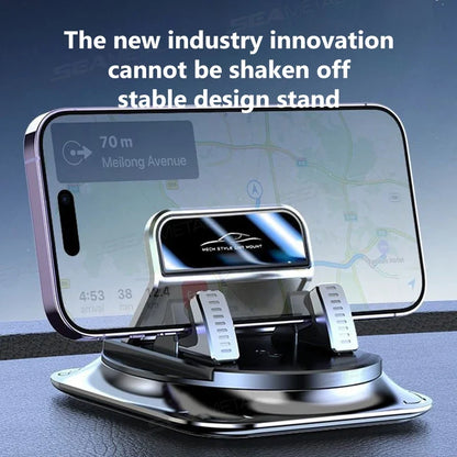 Phone Car Mount 360 Degree Rotation Dashboard Holder Anti Slip Silicone Head Up Navigation Universal Fit Fall 2026 Trend