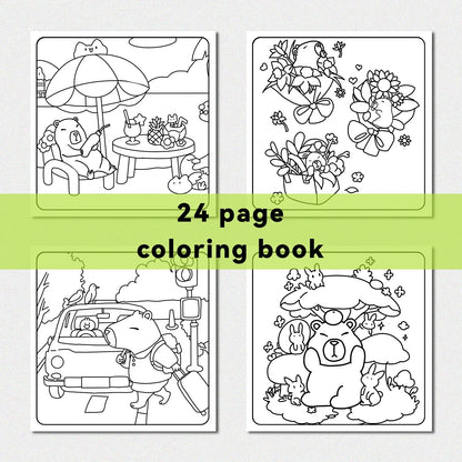 Coloring Book For Adults With Cute Patterns And Simple Drawings Fall 2025 Gift Idea