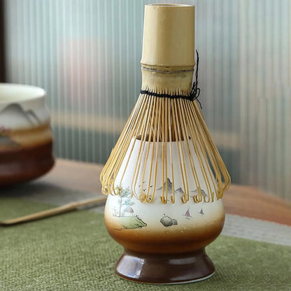 Whisk Matcha Stand Handcrafted Ceramic Holder Tea Ceremony