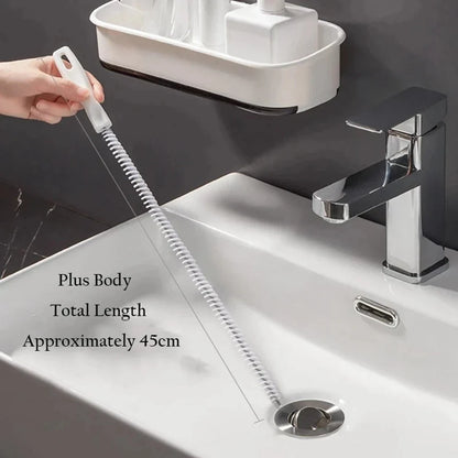 Drain Cleaner Brush Flexible Hair Clog Remover Bathroom Sink Device Spring Cleaning 2026 Eco Friendly