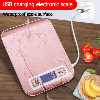 Kitchen Digital Scale Stainless Steel LCD Baking Scale