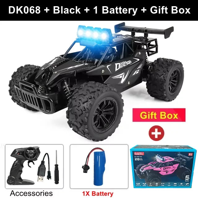 Control Remote Car Drift 1:16 Off Road Alloy Truck 2.4G Radio LED Lights High Speed Fall 2025 Gift For Kids