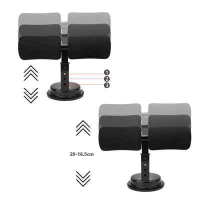 Suction Cup Sit Up Assist Device Travel-Friendly Abs Trainer