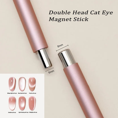 Cat2026 Edition Eye Nail Magnet Double Headed Magnetic Pen Device For Precise Nail Art Design TikTok Viral Fall