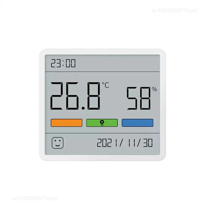 Indoor Thermometer Digital LCD Temperature Humidity Meter Hygrometer Clock Household Climate Monitor Fall 2025 Accurate