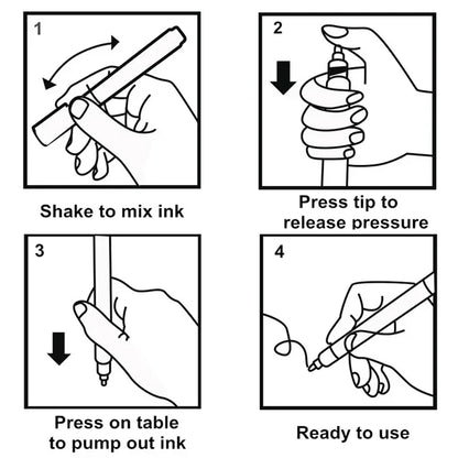 Water-Resistant Grout Pen Tile Marker Permanent Seam Repair Bathroom Kitchen Floor Wall