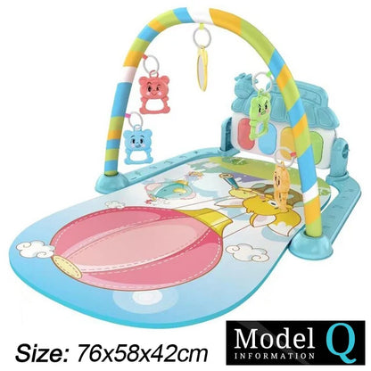Play Baby Gym Piano Activity Mat With Hanging Toys Newborn Early Education Fall 2025 Sensory Motor Skill Gift