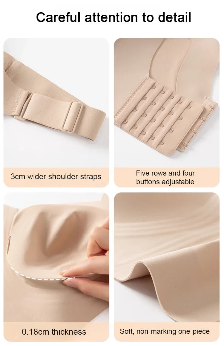 wire-free, full coverage, padded, everyday comfort – Supportive seamless women's bra