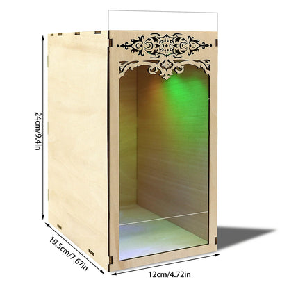 DIY Book Nook Shelf Insert Kits - Wooden Miniature Dollhouse Bookend Household Decoration