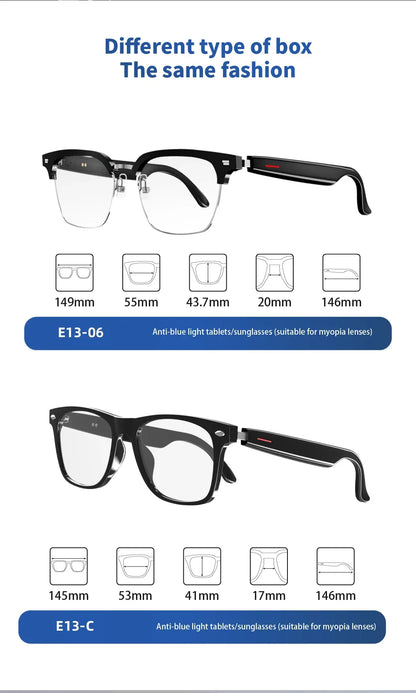 Glasses Smart Blue Light Polarized Audio Sunglasses